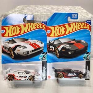 Hot Wheels Ford GT Borla 2-Car Lot HW Modified 4/5 Black & White 159/250